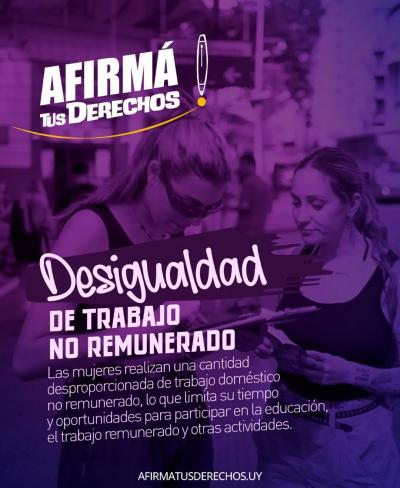 8M Desigualdad de trabajo no remunerado